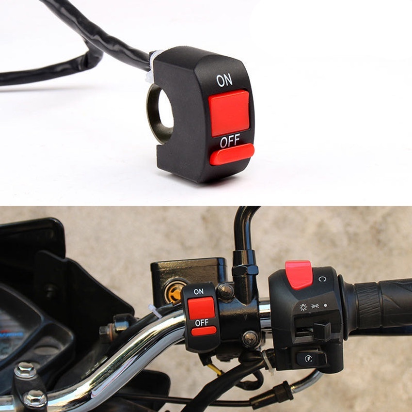 【atacado】5/10 peças Botão Interruptor On/off Farol Auxiliar Milha Moto Novo Liga