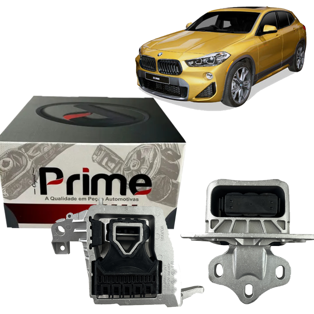Kit Coxim do Motor Lado Direito Esquerdo BMW X1 X2 e Mini Cooper 2013 2014 2015 2016 2017 á 2018