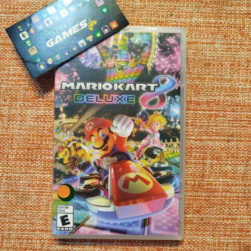 Game Mario Kart Deluxe 8 Nintendo switch Midia Física novo lacrado Português Brasileiro