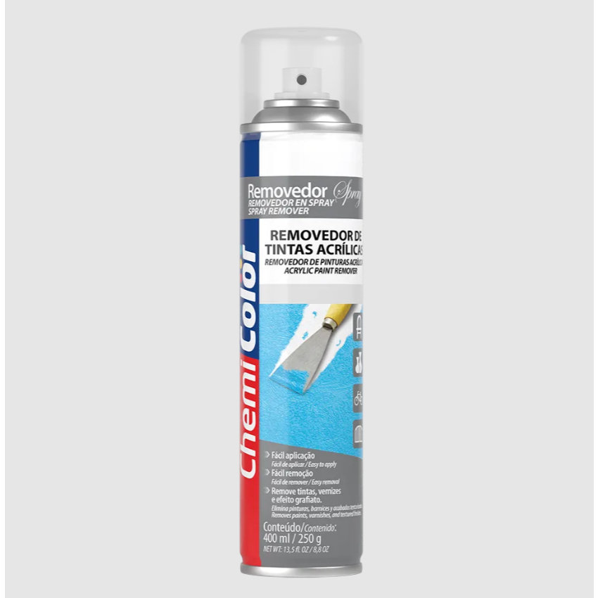 Removedor de Tintas Acrílicas 400ml/250g CHEMICOLOR