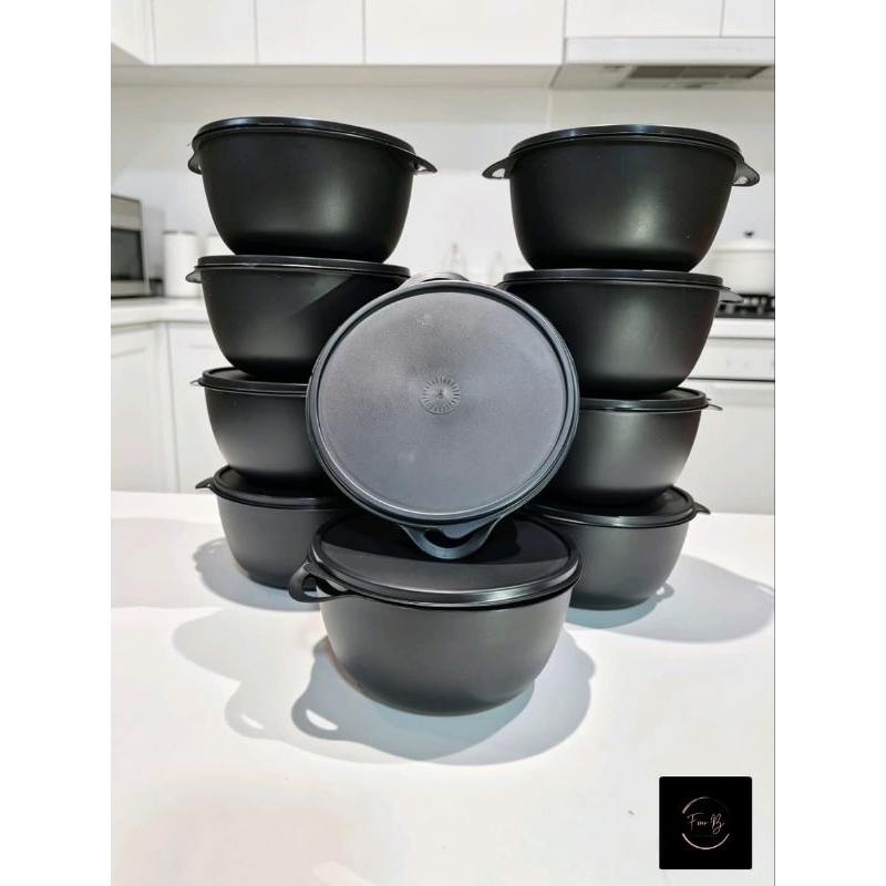 Kit com 10 potes bowl, potes bowl 1.000 ml com 10 unidades, conjunto 10 potes com tampa, Jogo tigelas com tampa.