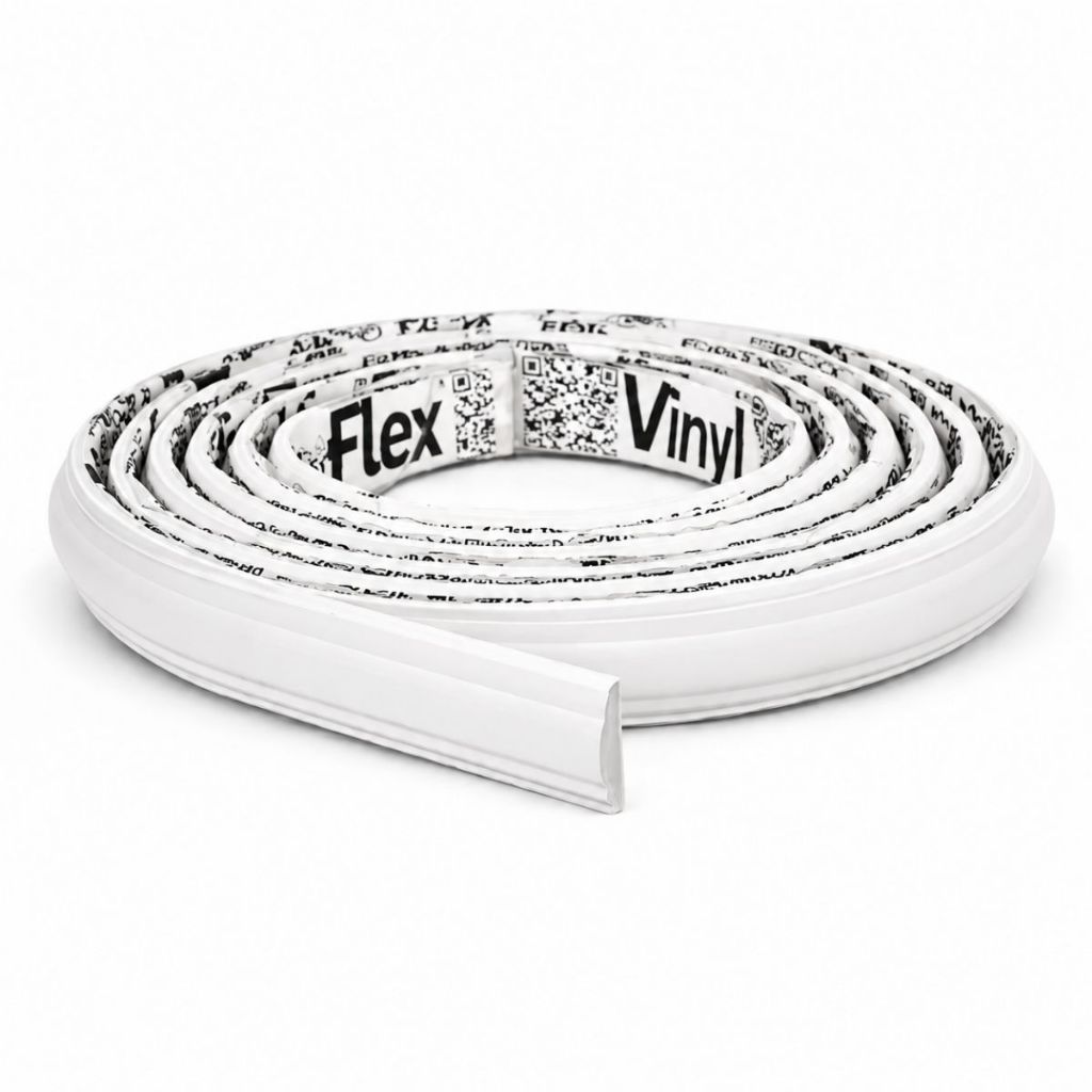 Boiserie Eva Autocolante Flexível Moldura Branco 2,5cm Roda Meio Parede Decorativo À Prova D’Água · foto 2