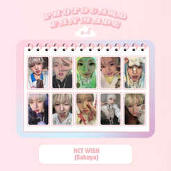 Photocard Fanmade: NCT WISH - Sakuya | Kit com 10 unidades + Brindes (LEIA A DESCRIÇÃO)