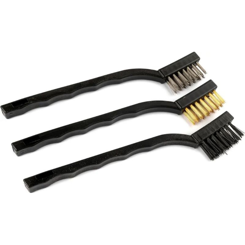✨ Kit com 3 Escovas de Aço Inox para Limpeza | Removedor de Ferrugem, Gordura e Sujeira Pesada