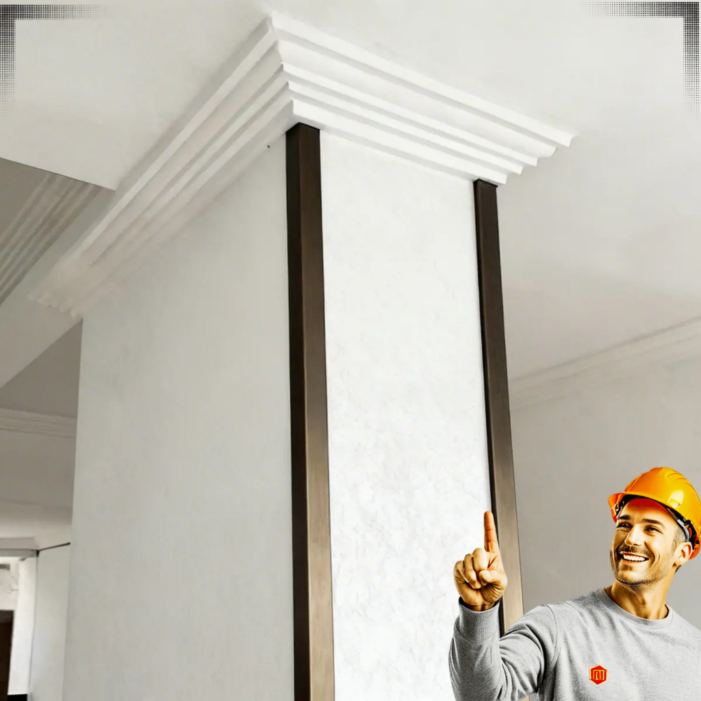 Cantoneira Aluminio Bronze Moldura Acabamento Parede Quina Casa Moldura Construção 1 Mts