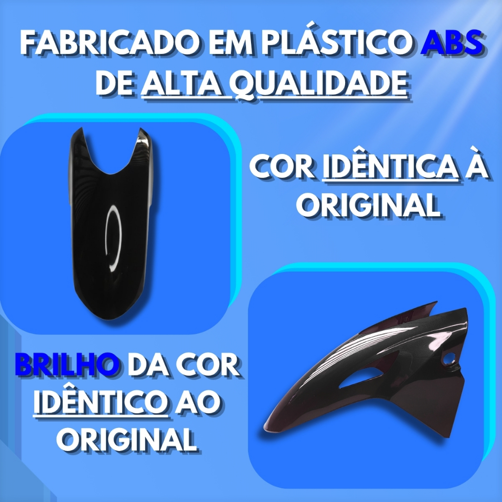 Bico Frontal Paralama Dianteiro A Honda Cg Titan Fan Start 160 2025 2026 — imagem 2 de 2