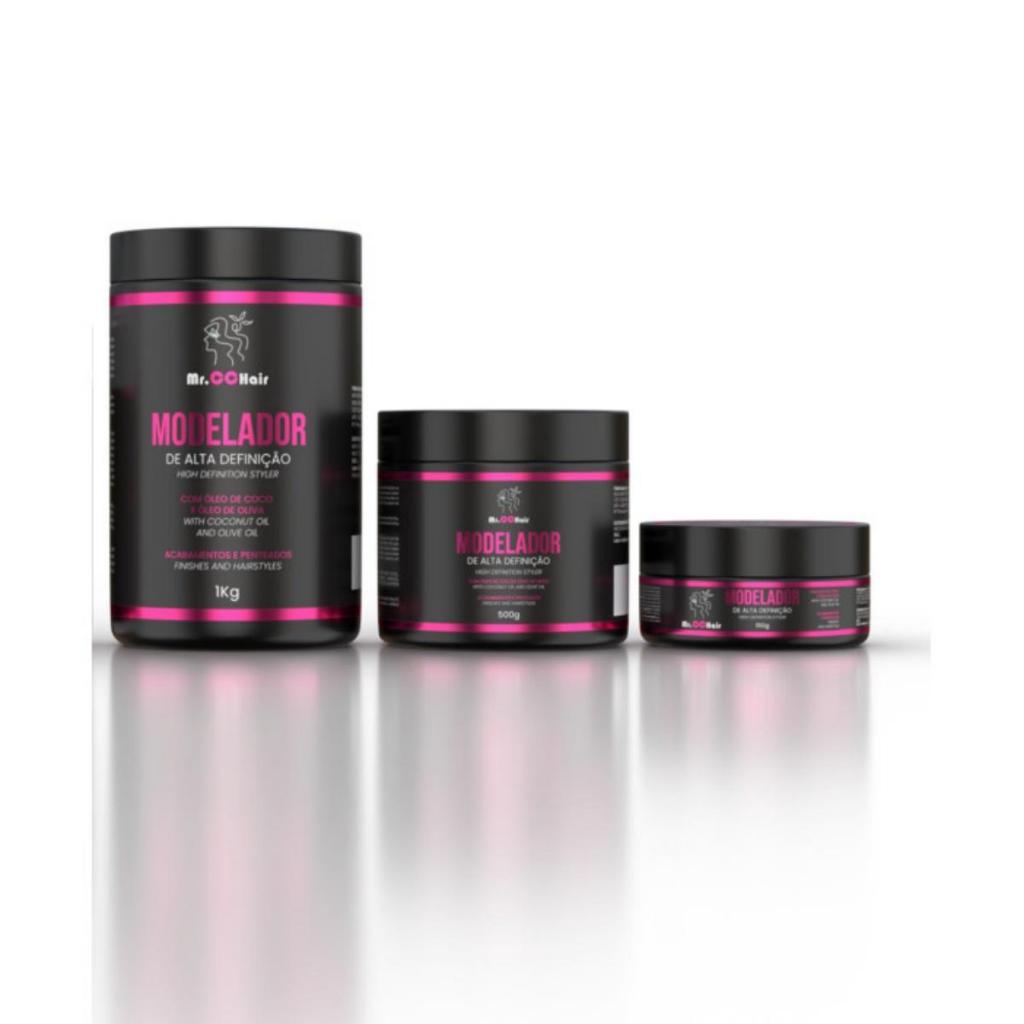 Pomada Modeladora Alta Definição Para Todos os Tipos de Cabelo  150g, 500g e 1kg