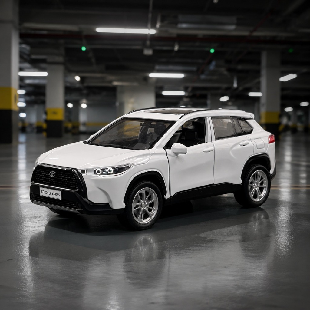 Miniatura Carro Toyota Corolla Cross 1:32 Friccao Som Luz Abre Portas Suv Ligeiro
