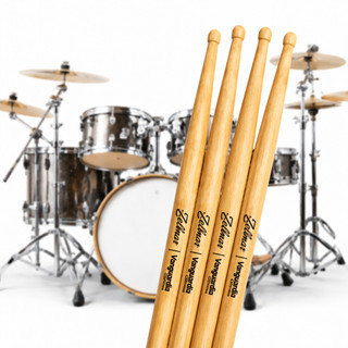 2 Pares Baqueta 5A Madeira Spanking Profissional Bateria Igreja