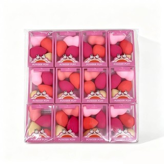 Kits 18/36 Mini Esponja Esponjinha Para Maquiagem Gota Blender Rosto Base Corretivo Conto…