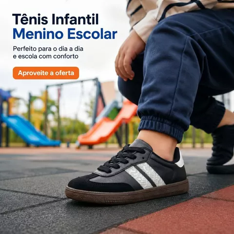 Tenis Infantil Escolar Menino | Perfeito Para o Dia a Dia e Escola Com Conforto | APROVEITE A OFERTA