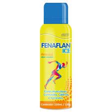 Fenaflan Ice Massageador Aerosol 150ml/ 120g Alívio Imediato para Suas Dores