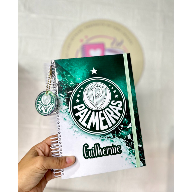 Agenda Escolar 2026 Futebol | Agenda Time Personalizada | Capa Dura | Espiral | Brinde