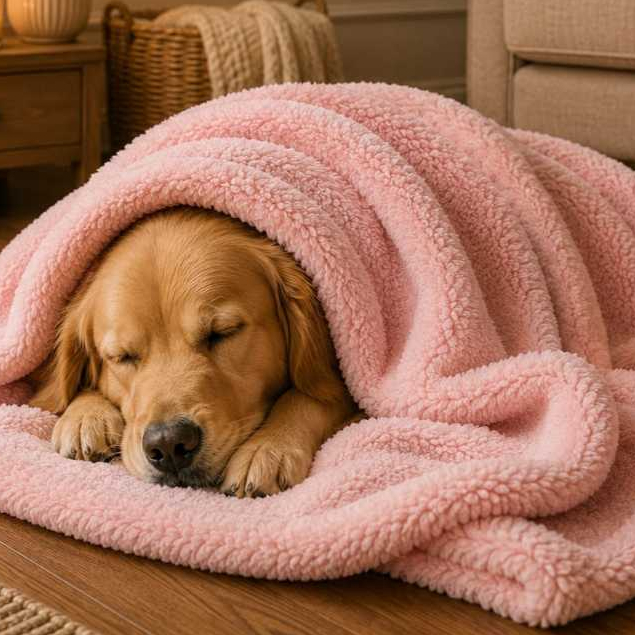 Cobertor Manta Para Pet Microfibra Poliéster Fleece Flanel