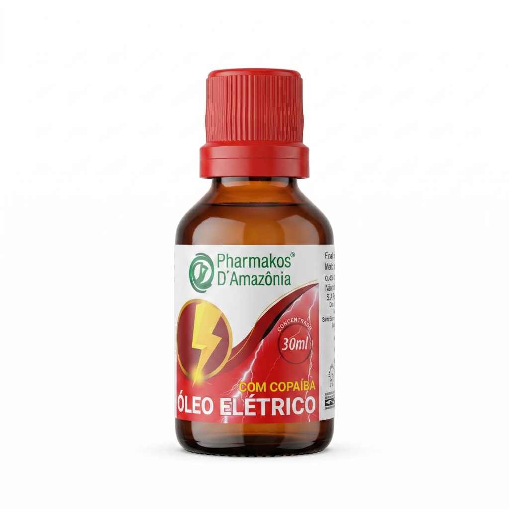 Óleo Elétrico Pharmakos Com Copaíba 30ml Para Massagem Corporal Refrescante
