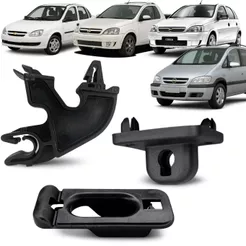Kit Suporte Presilha Da Vareta Haste Do Capo Para Chevrolet Gm Corsa sedan Hatch Meriva Montana
