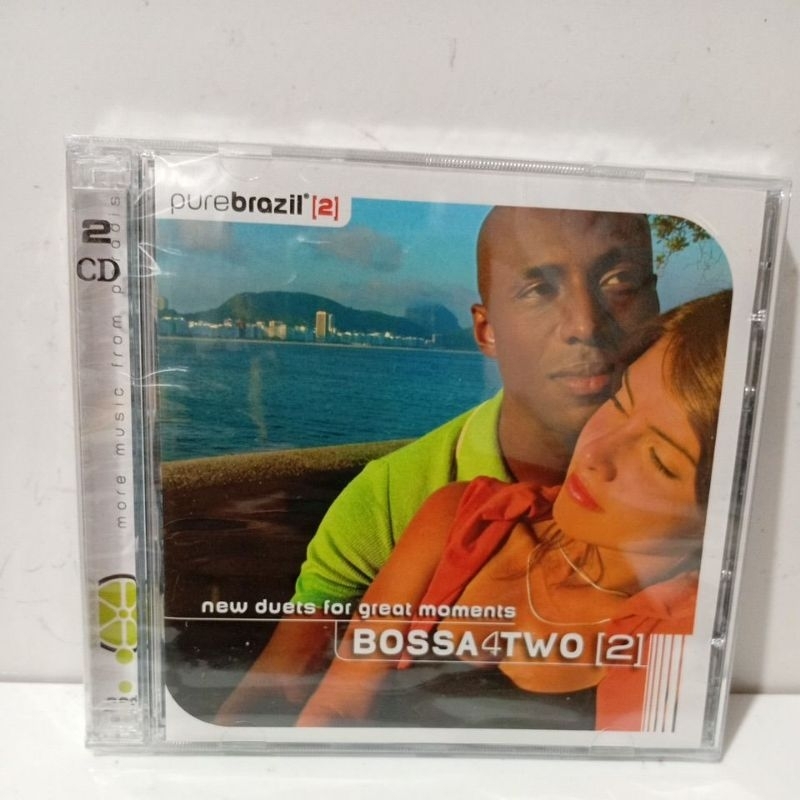 Cd Duplo Pure Brazil 2 Bossa 4 Two 2 João Gilberto, Miúcha, Silvia Telles e Lúcio Alves.... Lacrado de Fabrica Original