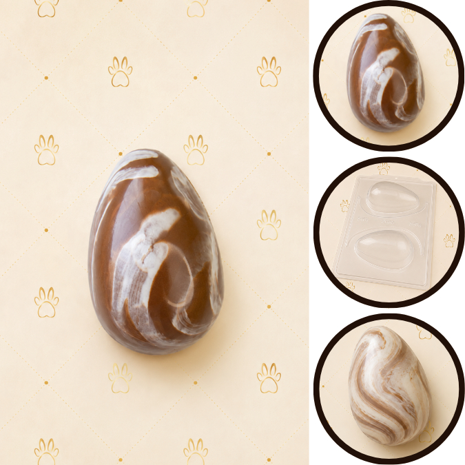 kit 3 Formas Silicone Ovo Liso 350g cod 3618 - SP 50 Linha Premium - páscoa 2025 BWB (CHOCO)