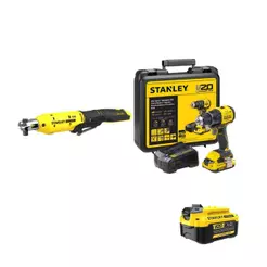 Chave Catraca + Parafusadeira STANLEY SCF930714D1K Ganhe Bateria 20V
