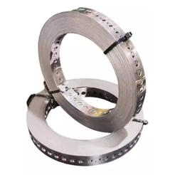 Fita perfurada 19 mm x 10 a 30 m - GALVANIZADA