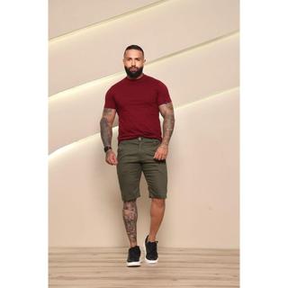 bermuda brim masculina bermuda com elastano bermuda confortável e flexível pronta entrega