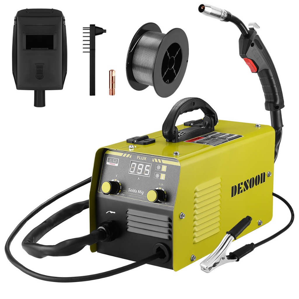 Máquina De Solda MIG 100A Eletrodo Professional Sem Gás 220V Monofásica Tecnolog
