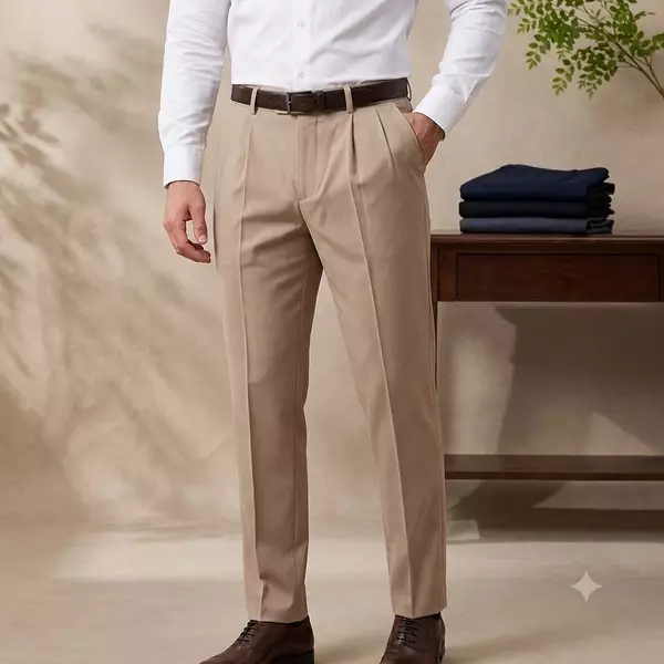 Calça Masculina Tradicional Social Para Ternos