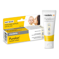 Creme Para Seios E Rachaduras De 100% Lanolina Purelan - Importado Medela (37g)