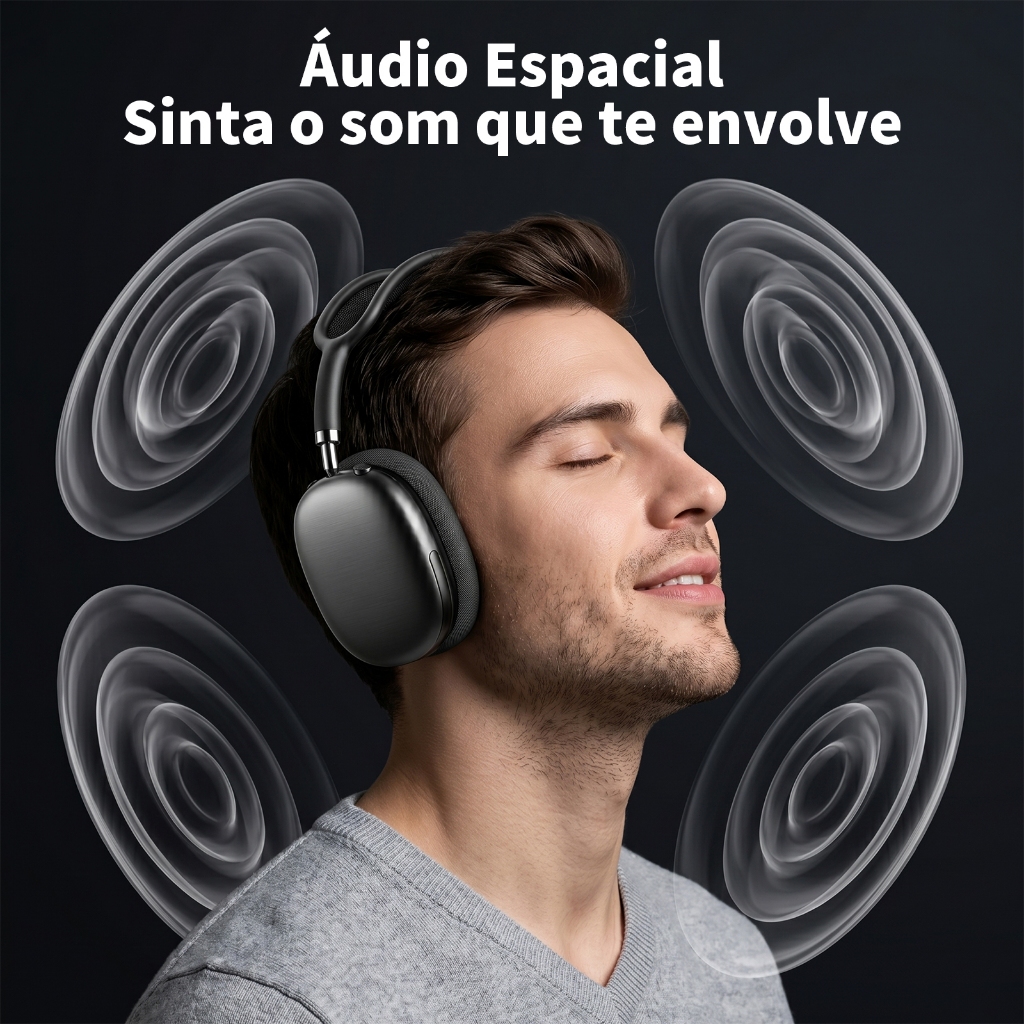 Fone de Ouvido Bluetooth Sem Fio BML A500 com ANC Híbrido — foto 4