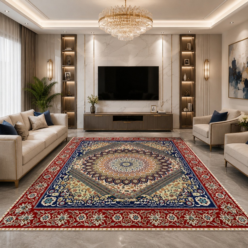 Tapete Belga 2,00x2,40 Grande Para Sala Quarto Luxuoso Moderno