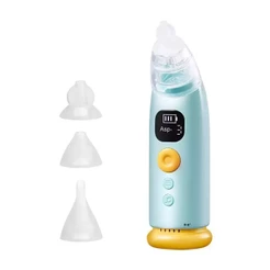 Kids Nasal Aspirator 9 Levels Adjustable Suction With Music Rechargeable Food Grade Silicone Safe Quiet 5V/1A Electric B