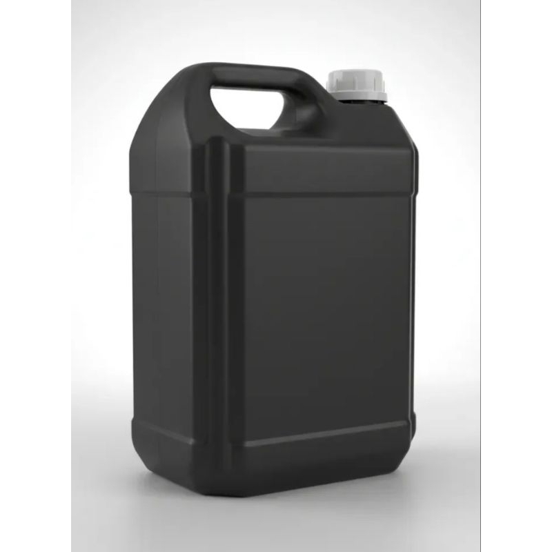 01, 02, 06 ou 10 Und. - Galão Vazio 5l Cor Preto Embalagem Resistente C/ Tampa Lacre