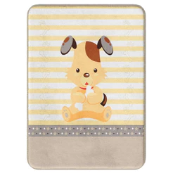 Cobertor Mantinha Bebê Rozac Baby Soft Para Berço Estampado Cachorro