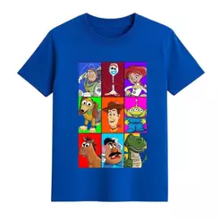 Camiseta Toy Story Infantil Unissex 100% Algodão Estampada Envio Imediato