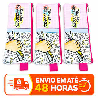 Mini Estojo c/10 Lembrancinha Dia dos Professores e Dia do Servidor Público