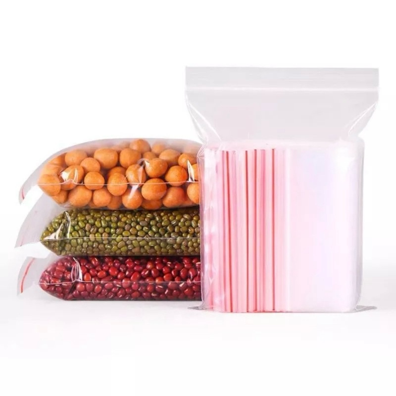 Saco Zip Hermético C/ 100 Unidades - Abre Fecha Alimentos Livre BPA Free