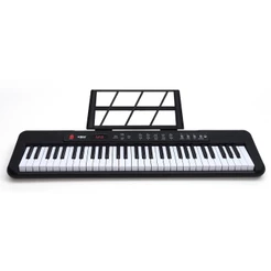 Teclado Kobe Estudante KB-150 BK Preto 5/8 61 Teclas Com Fonte