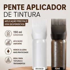 Pente Frasco Aplicador de Tintura para Cabelo 150ml Garrafa Capilar