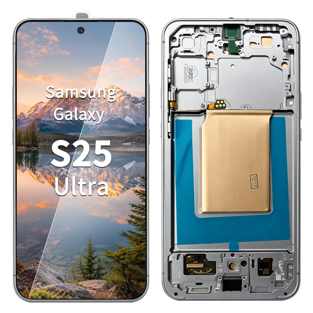 Tela Frontal Display Touch Para  Galaxy S25 Ultra  S938 Com