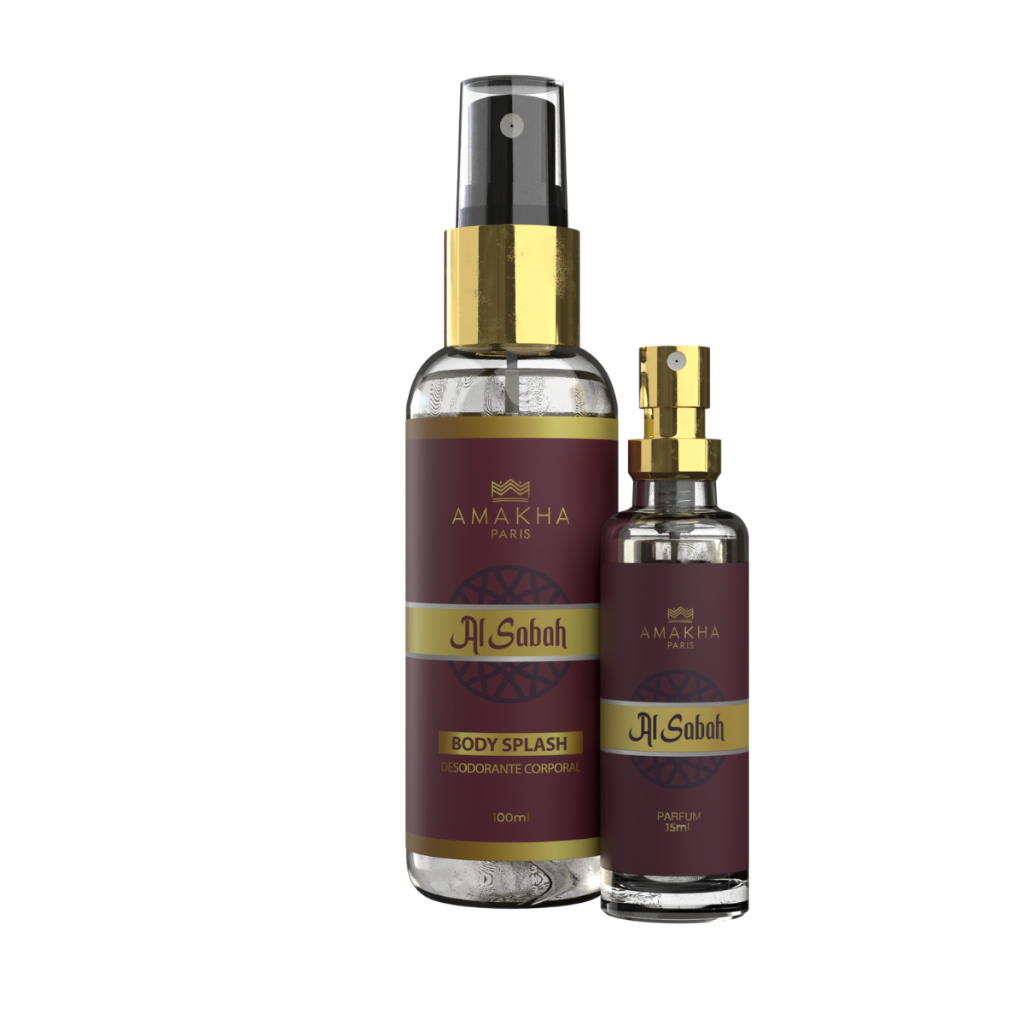Duo Feminino Árabe Al Sabah - Perfume 15ml + Body Splash 100ml | Amakha Paris