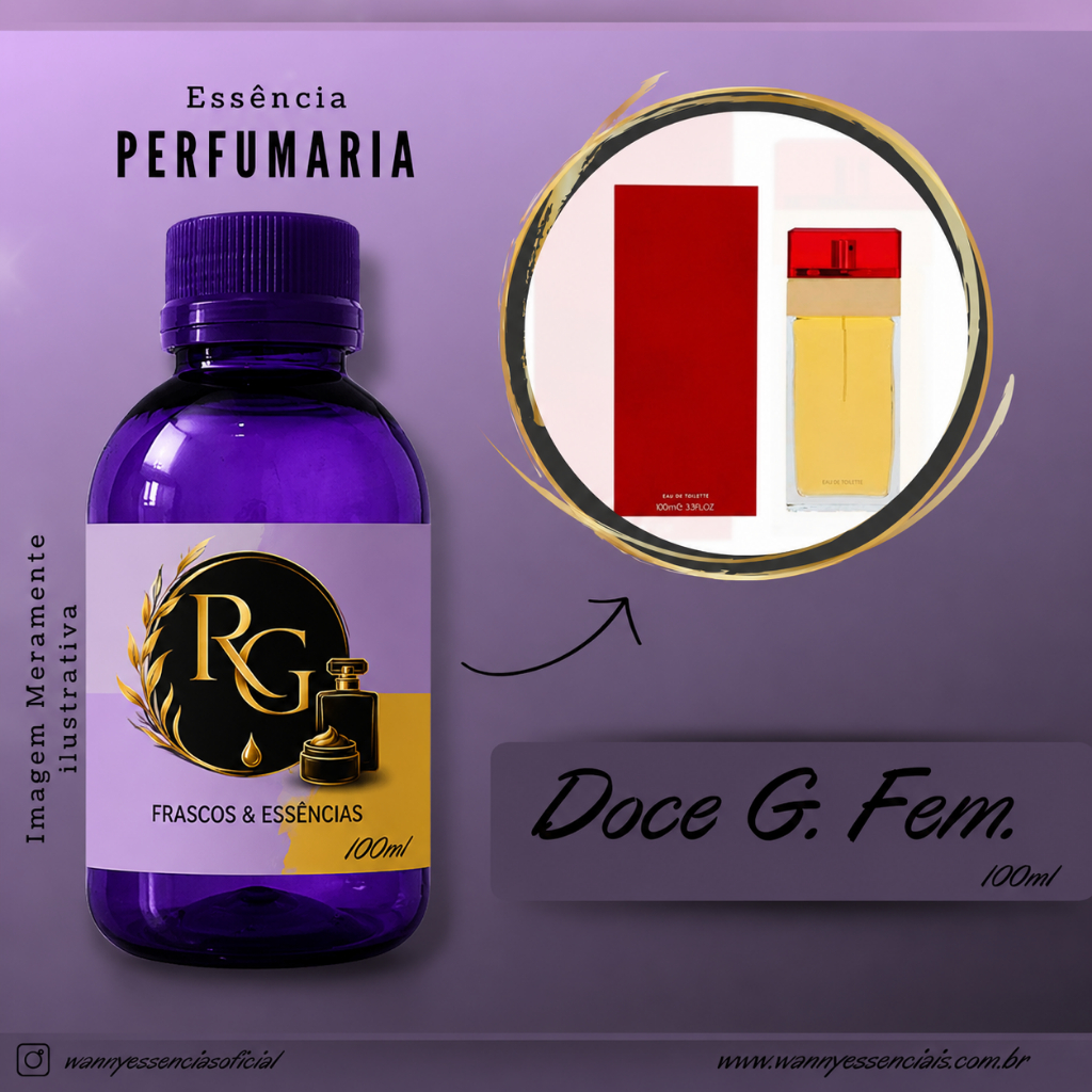 Essência Perfumaria Doce G. Fem. 100ml