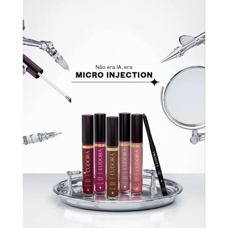 GLOSS MICRO INJECTION LANÇAMENTO EUDORA.LEIAM A DESCRIÇÃO COMPLETA!!