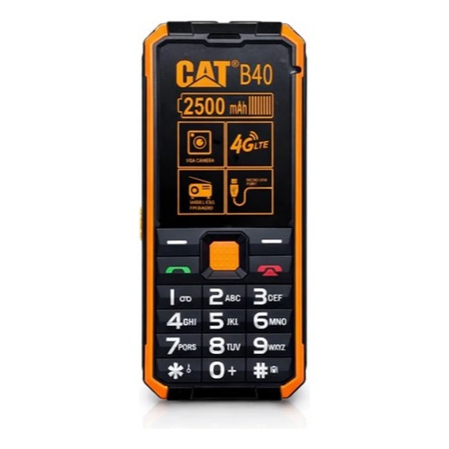 Celular Antigo Cat B40 4g Volume Alto Tecla Grande Idoso