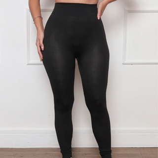 Onlyone - Calça Legging Feminina Térmica Segunda Pele Cintura Alta Sem Costura Cós Largo Anágua - KLV2000