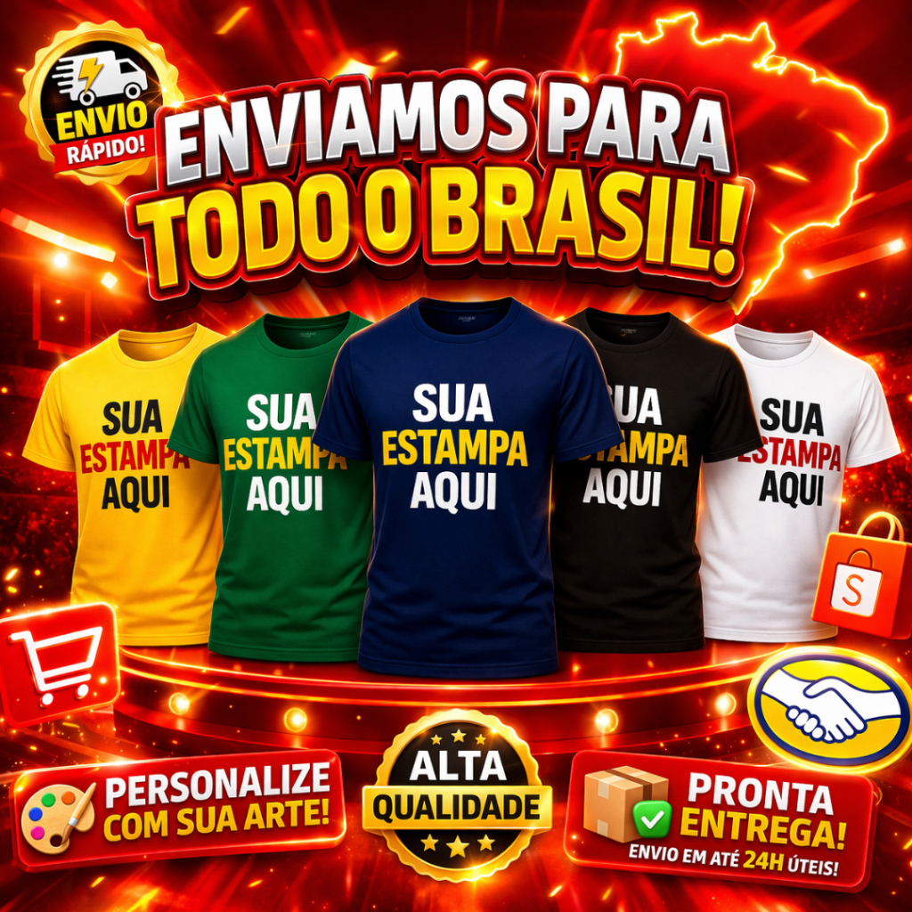 Camiseta Para Silk DTF Transfer 100% Algodão Fio 30.1