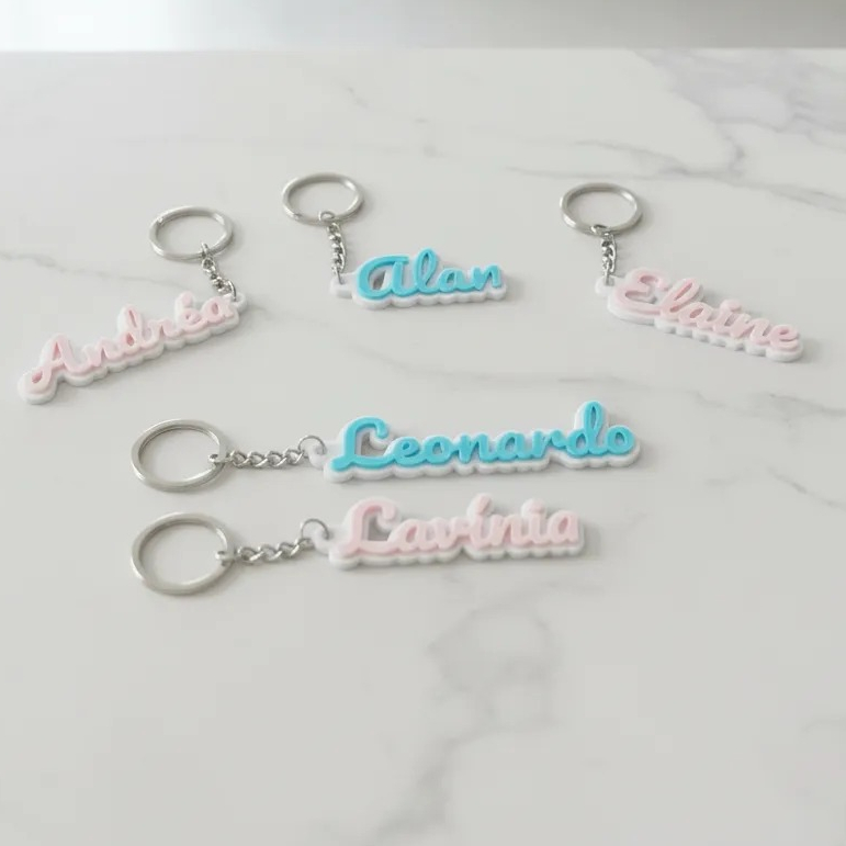 Chaveiro com Nome Personalizado - Diversas Cores | Impressão 3D | Lembrancinha Infantil/ Brindes Corporativos