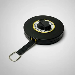 FITA TRENA MÉTRICA FLEXÍVEL 10M 20M OBRA PROFISSIONAL PRETA