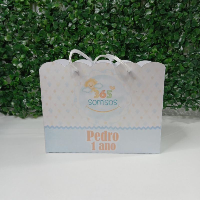 Sacolinhas Personalizadas Lembrancinha de Aniversário 365 Sorrisos