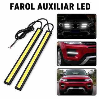 1 par Farol Auxiliar Barra Led DRL Longa 17cm Luz Diurna Super Branca 6000k LULU