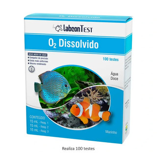 Labcon Test O₂ Dissolvido 100 testes · Teste de Oxigênio para Aquários de Água Doce e…